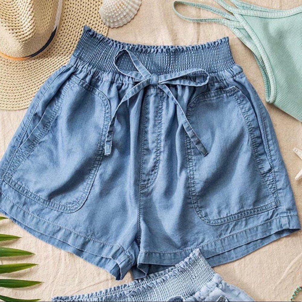 Medium Wash Shorts